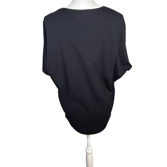 Dolce & Gabbana women's black sequin hippo short sleeve long t-shirt size M - Picture 3 of 12